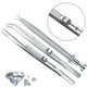 thumbnail image 5 of Herramientas de joyería de 3 piezas, pinzas de precisión, pinzas de acero inoxidable, pinzas de joyería para trabajos de soldadura, 5 of 9