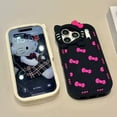 thumbnail image 2 of Cute Hello Kitty Case for iPhone 17 Pro Max 11 12 13 14 15 16 Kawaii Funny 3D Bow Cartoon Silicone Kitty Cat Phone case, Aesthetic Soft Shockproof Classic Protective Cover for Women Girls Kids, 2 of 8