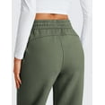 thumbnail image 4 of CRZ YOGA Cotton Fleece Lined Sweatpants Women Casual Lounge Sweat Pants, 4 of 5