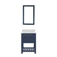 thumbnail image 2 of Water Creation Madalyn 24" Wood Single Bathroom Vanity in Monarch Blue and White, 2 of 9