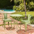 thumbnail image 2 of Leona Outdoor 3 Piece Paint Finished Iron Bistro Set, 2 of 10