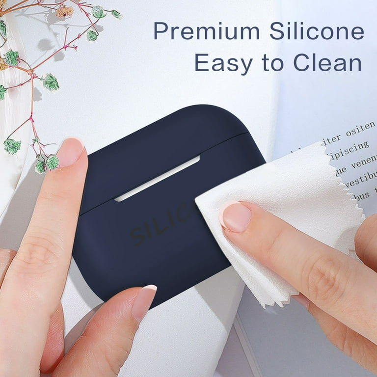 Mateprox AirPods Pro 2 Case, Midnight Blue Silicone Cover with