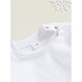 thumbnail image 6 of RUINIXCW Bubble Romper Baby Girl Boy Newborn Warm Fleece Sweater Romper Solid Crewneck Sweatshirt Long Sleeve Bodysuit Thick Spring Fall Winter Clothes, 6 of 9