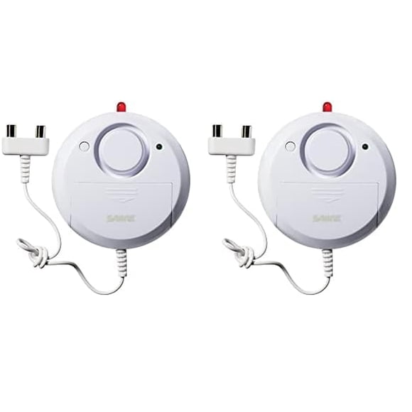 Alarma de fugas de agua SABRE 110 dB con sensor de agua (paquete de 2)
