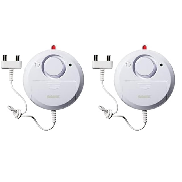 Alarma de fugas de agua SABRE 110 dB con sensor de agua (paquete de 2)
