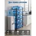 thumbnail image 6 of GARVEE 5 Gallon Water Jug Holder Stand,Double-Row Heavy-Duty 5-Tier Water Bottle Holder Storage Rack,Holds 10 Bottles,Black, 6 of 8