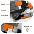 thumbnail image 6 of Kitchen Mats for Floor 3x5 Ft, Burnt Orange Black Geometric Non Slip Area Rugs for Kitchen Bedroom Entryway, Modern Abstract Art Block Washable Carpet Runner Rug Floor Mats for Bedroom Home Decor, 6 of 8