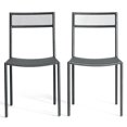 thumbnail image 3 of Sauder Chaise d'Appoint Boutique en Métal Noir (Lot de 2), 3 of 7