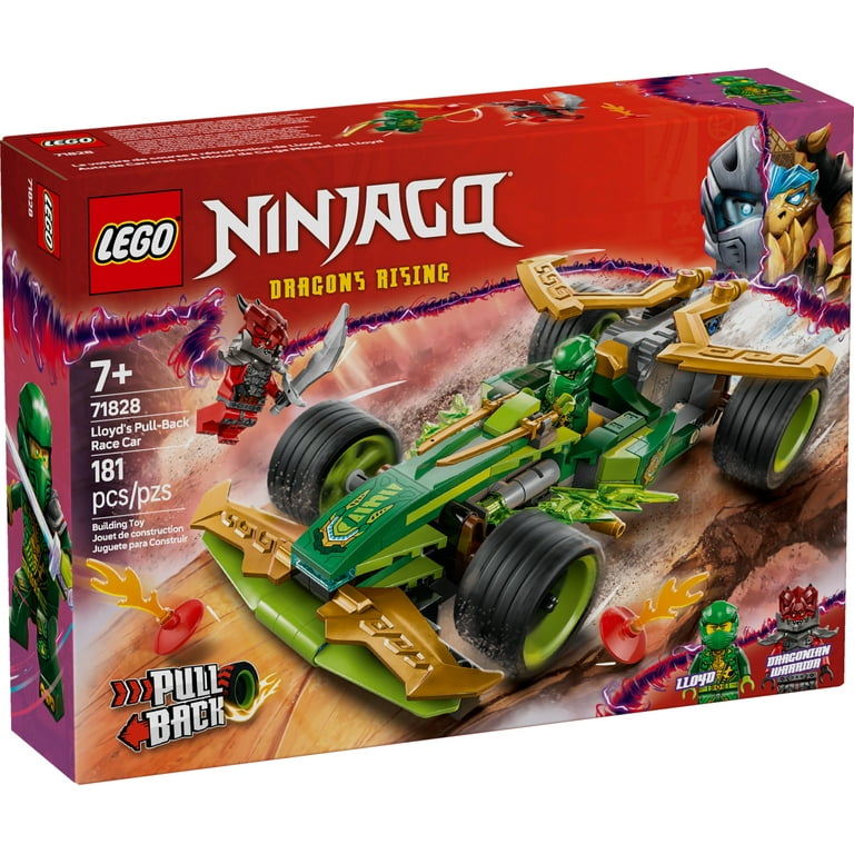 Free Shipping! LEGO NINJAGO Lloyd's Pull-Back Race Car Toy