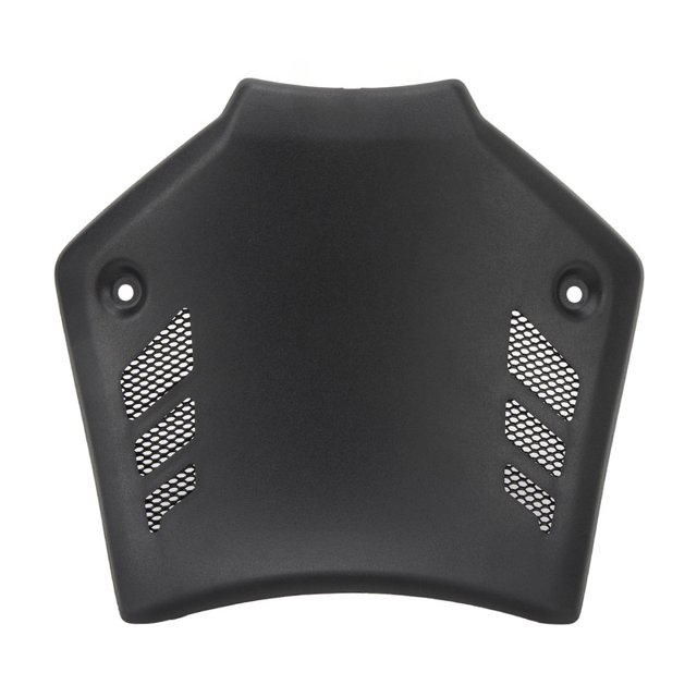 Cubierta del túnel del acelerador de la motocicleta Cubierta protectora de la rejilla de entrada de aire de la silla de montar negra para TMAX 560 2022 a 2023 Negro