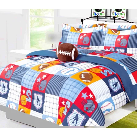 Complete bed in bag comforter full size 8pc race cars red bedding comforter with plushie toy friend and matching sheet set for kids bedroom décor for girls boys