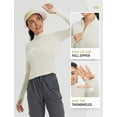 thumbnail image 5 of baleaf Women's UPF 50+ Sun Shirt Lightweight Crop Raw Linen S, 5 of 6