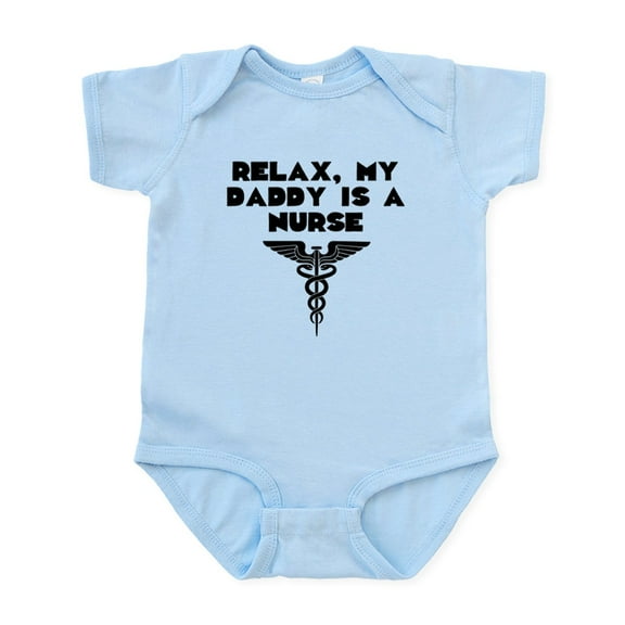 CafePress - My Daddy Is A Nurse Body Suit - Baby Light Bodysuit, Size Newborn - 24 Months