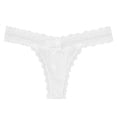 thumbnail image 1 of Gibobby Ropa interior hipster para mujer Nuevos calzoncillos sexy con de encaje para mujer Ropa interior cómoda multicolor y de varios tamaños(Blanco， L), 1 of 2