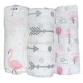 thumbnail image 1 of Set 3 Mantas Muselina Bebé 100% Algodón Suave Transpirable Dara Baby  Acc0052, 1 of 1