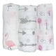 thumbnail image 1 of Set 3 Mantas Muselina Bebé 100% Algodón Suave Transpirable Dara Baby  Acc0052, 1 of 1