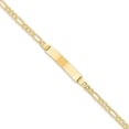 thumbnail image 4 of 14K Yellow Gold Figaro ID Bracelet, 4 of 5