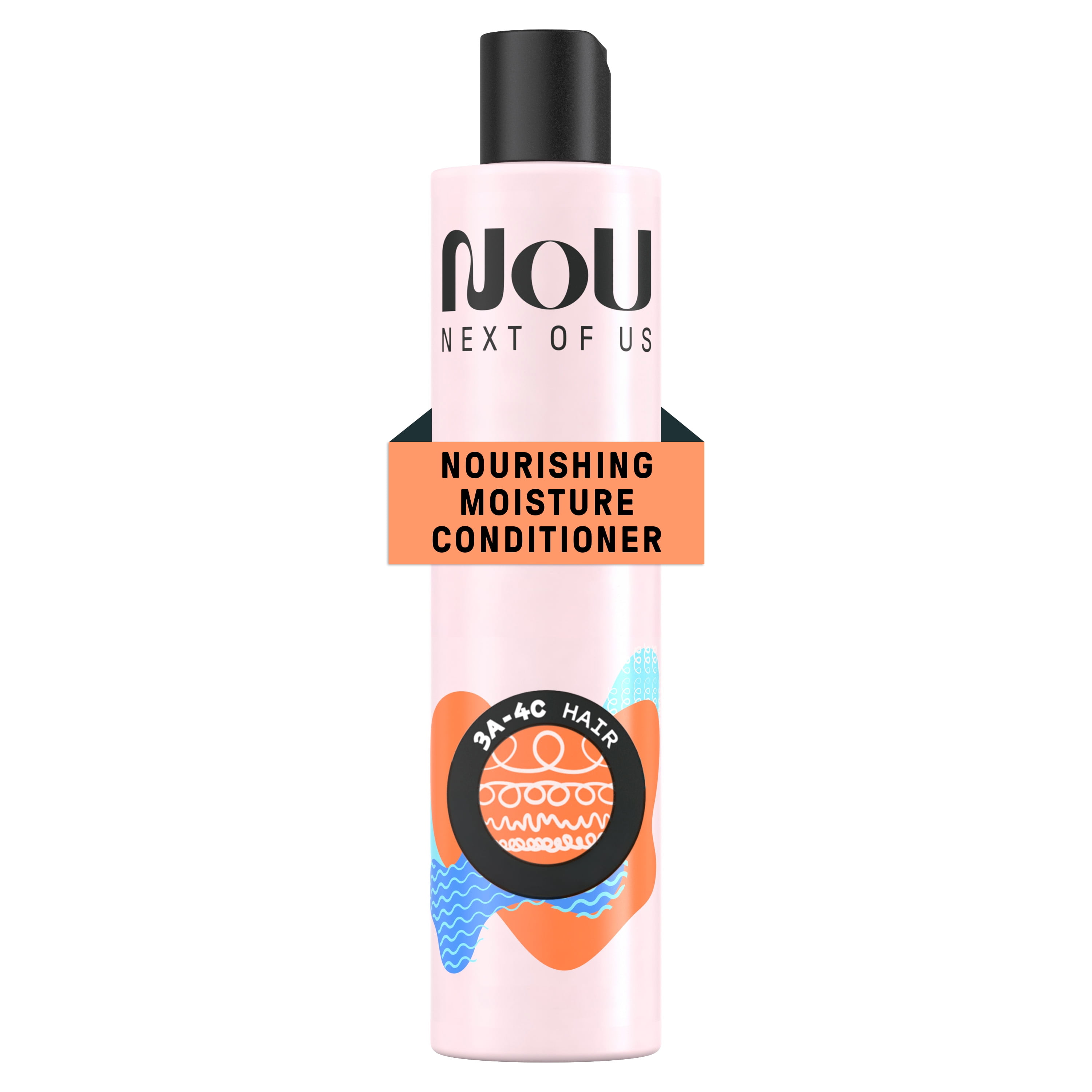 NOU No Damage Detangler Conditioner for Curly & Coily Hair