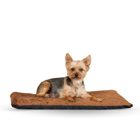 Chocolate Bedroom Collection - K&H Pet Products Ortho Thermo Pet Bed Medium Chocolate / Coral 17