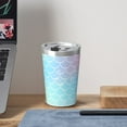 thumbnail image 6 of PAYOHTO Mermaid Scales Insulated Stainless Steel Tumbler 12 oz Thermos Come with Straw Kids Leak-Proof Travel Mug Cup, 6 of 7