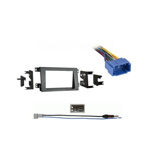 Metra Double DIN Harness Radio Dash Kit for Honda Ridgeline 2005-2008, Gray