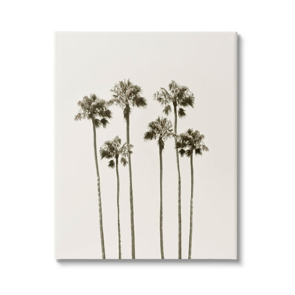 Tall Palm Trees Looming Landscape Graphic Art Gallery Wrapped Canvas Print Wall Art