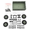 thumbnail image 2 of Upgrade Trailer DIY Part Set for WPL 1/16 Military Truck RC Car Plastic Metal, 2 of 9