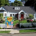 thumbnail image 5 of PHYHOO Summer Colorful Ice Cream Garden Flag Double Sided Small Burlap Hello Summer Beach Outdoor Yard Decoration White, 5 of 6