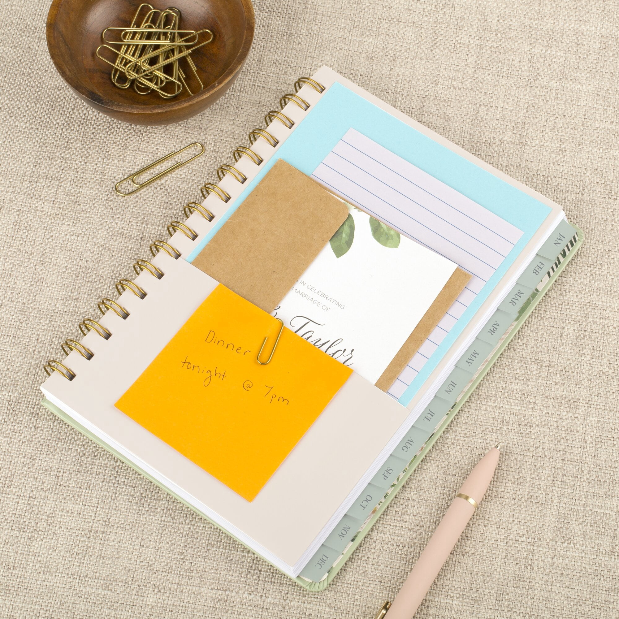 PenPillar for Cambridge 2026 Weekly Monthly Planner Garden Rose Small 5 12 x 8