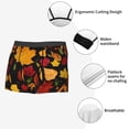 thumbnail image 3 of Honeii Autumn Maple Leaves A Print Mens Boxer Briefs Breathable,Boxer Brief for Men, Moisture-Wicking Underwear-Large, 3 of 5