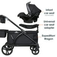 thumbnail image 6 of Baby Trend Expedition 2-in-1 Stroller Wagon Plus, Ultra Black, 6 of 16