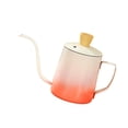 thumbnail image 5 of TISHITA 350ml Gooseneck Pour over Coffee Kettle Stainless Steel for Baristas Sturdy Ergonomic Handle 2.8x3.2inch Versatile Tea Kettle Gradient Red, 5 of 8
