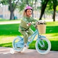 thumbnail image 1 of Gymax Vélo pour Enfants Rétro 14 Pieds' avec Guidon et Selle Réglables en Hauteur Bleu, 1 of 10