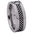 thumbnail image 3 of Pisces Tungsten Carbide Ring, 3 of 9
