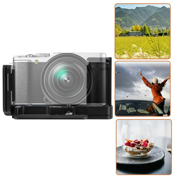 Aluminum Alloy Quick Release L plate Vertical Hand Grip Holder for