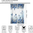 thumbnail image 2 of Butterfly Girl Bedroom Curtains, Spring Botanical Floral Teen Kids Bedroom Window Treatments,Nature Landscape Scenic Printed Bedroom Living Room Kitchen Drapes 42x63in, 2 of 6