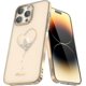 thumbnail image 1 of Funda de teléfono transparente a prueba de golpes con cristales brillantes de lujo, compatible con iPhone 14 Pro Max/14 Pro/14 Plus/14, 1 of 5