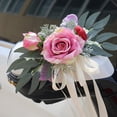 thumbnail image 4 of Guardoinrt Car Jewelry Wedding Silk Flower Ribbon Bow Bright exquisite of Colors Not Fade Permanently Tear Resistant Soft, 4 of 6