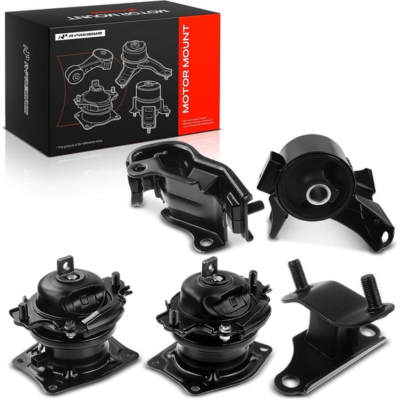 A-Premium 5PCS Engine Motor Mount and Transmission Mount Set Compatible with Honda Odyssey EX-L EXL Touring 2005 2006 V6 3.5L