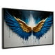 thumbnail image 1 of Cuadro Decorativo Marco Flotante Vuelo Celestial 90x60 Negro Canvas Revolution, 1 of 3