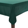 thumbnail image 1 of Violet Linen Christmas Novelties Ribbed Striped Pattern Polyester Jacquard Tablecloths, 60" X 120", Green, 1 of 4