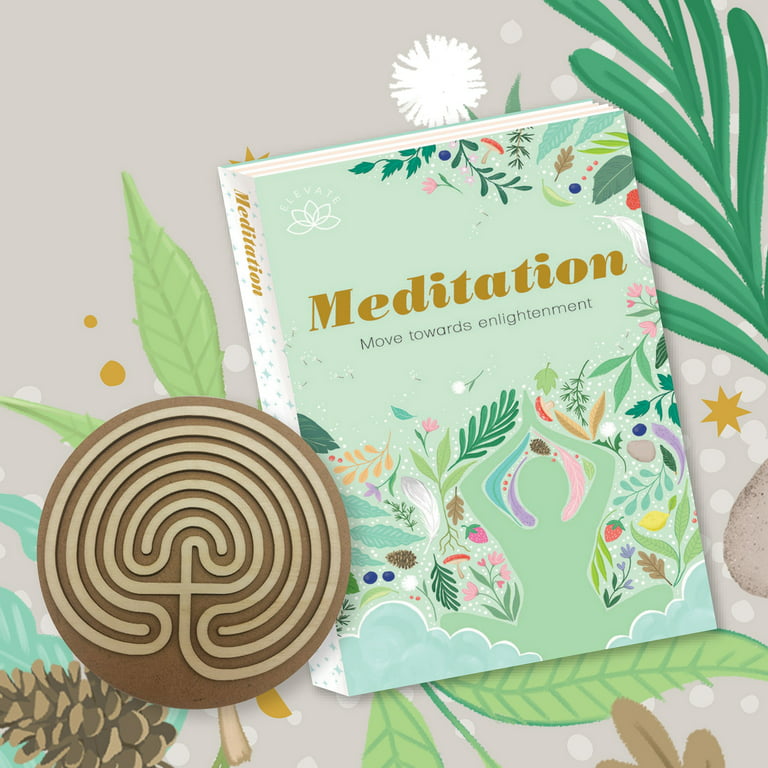 Elevate - Meditation Kit - Mindfulness Tools for Adults - Mental Health and  Self Care Essentials - Meditation Aid - Finger Labyrinth - Adult Hobbies -  Stress Relief and Relaxation Guide 