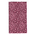 thumbnail image 1 of Fotbe Rose Leopard Print Toalla Premium con Patrón, Toalla de Microfibra de Secado Rápido, Ligera y Altamente Absorbente (27.5x16in), Ideal para Uso Diario, 1 of 6
