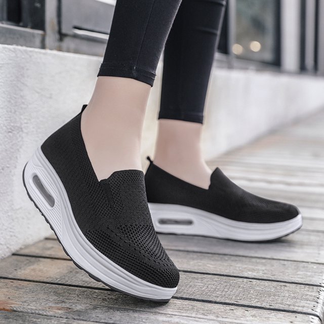 Zapatos Para Correr Mocasines casuales Zapatillas casuales Mujer Transpirable para deportes al aire libre (41) Negro Ndcxsfigh Para Estrenar