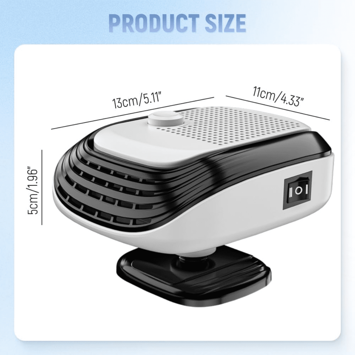Car Heaters for Vehicle, 2025 New Portable Car Heater Car Heater Lighter Windshield Defogger and Defroster, Upgrade 2 in 1 Heating Cooling Fast Windshield Defrost Defogger