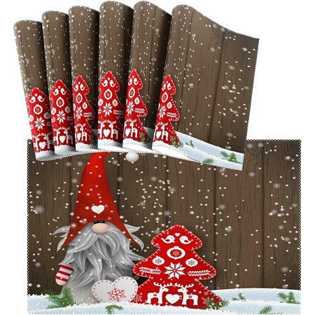 

Valentines Red Love Heart Placemats Set of 4 Valentine s Day Non Slip Heat-Resistant Washable Table Place Mats for Kitchen Dining Table Home Decoration 12 x 18