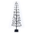 thumbnail image 2 of 71 Inch Flower Twinkling Light Tree, 980Warm White LEDs, CUL Listed Adaptor 14.4W/24V, Indoor/Outdoor Lighted Decoration Tree with Metal Base – Holiday, Christmas & Home Décor (Black), 2 of 4