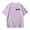 Purple, variant on Toddler Girls Casual Short Sleeve T Shirt Crewneck Printed Top Clothing Purple Size 4-5T