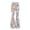 Cartoon Bunny Egg, variant on Psychedelic Trippy Mushroom Print High Waist Workout Flare Yoga Pants for Women Soft Buttery Wide Leg Stretchy Leggings Breathable Tummy Control Bootcut Pants