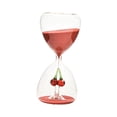 thumbnail image 4 of Reloj de arena navideño con temporizador, herramienta de gestión multifunción para oficina. Arena roja, 4 of 9